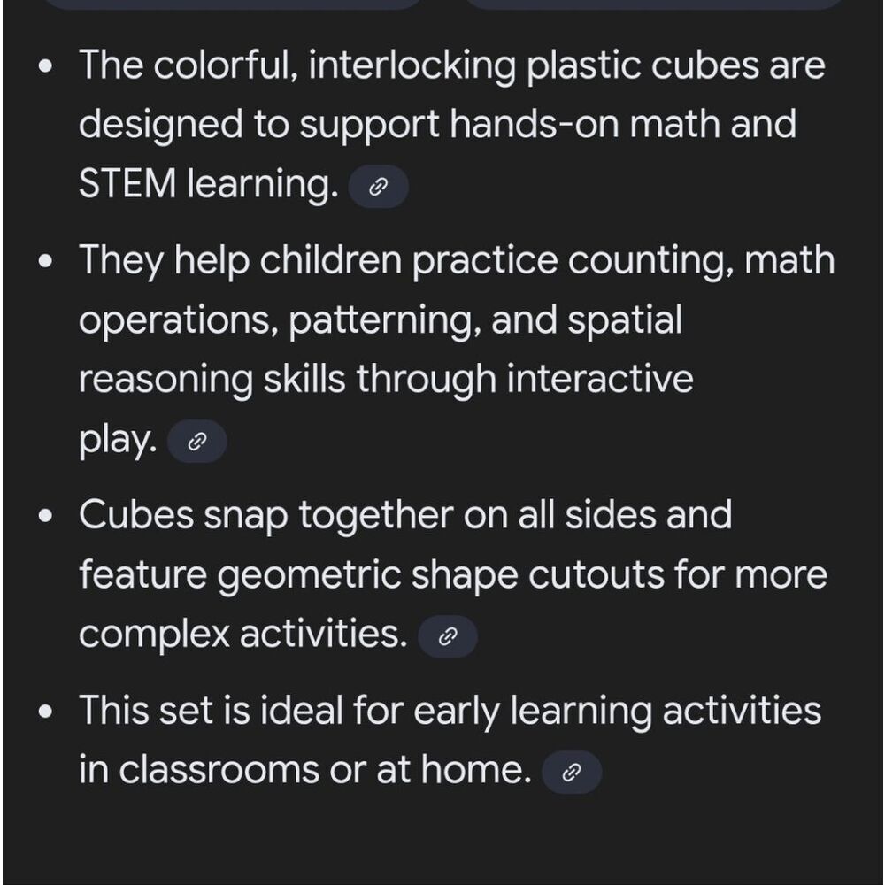 Colorful Mathlink Cubes Set/ Stem - Picture 3 of 3